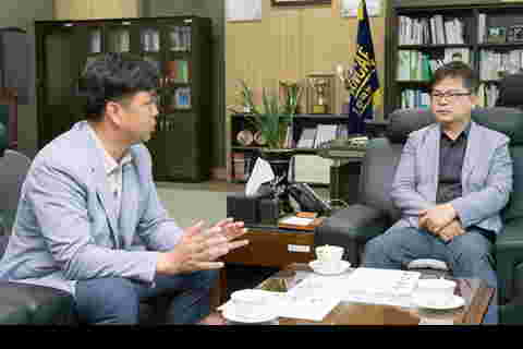 부여군 노승호 의원 방문
